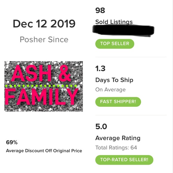 Meet your Posher, Ash & Family!🖤🎉 - Picture 8 of 9